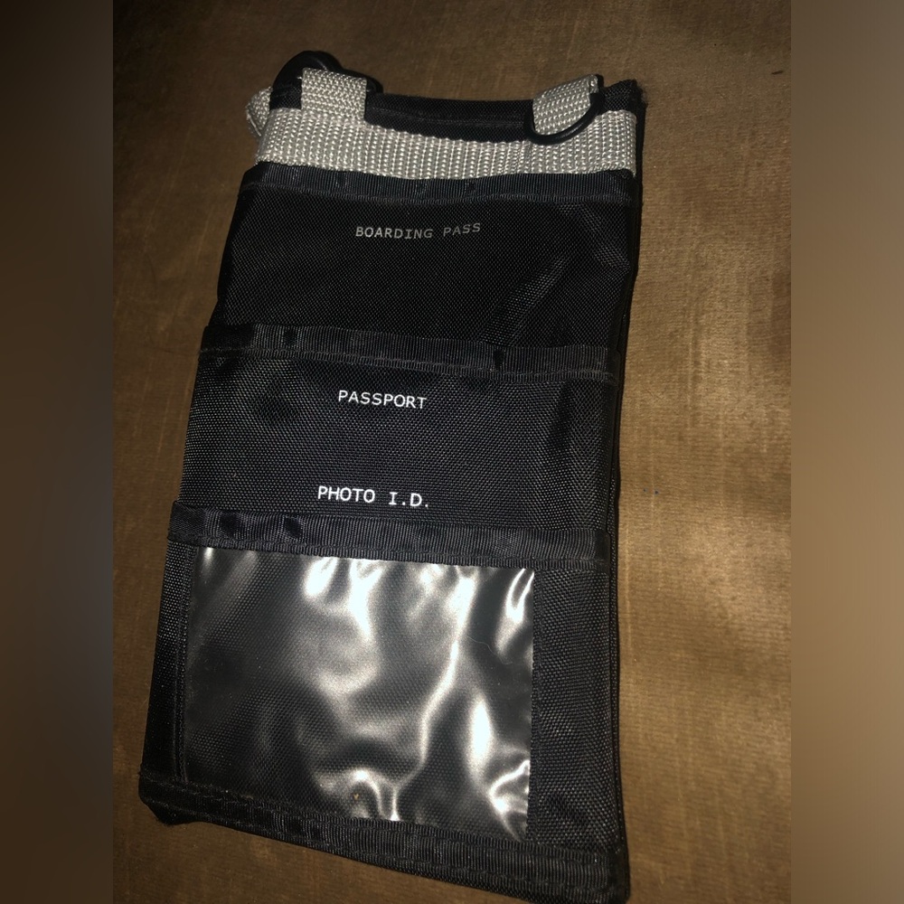 Black Travel Passport & ID Organizer-$15 or $13 w/offer